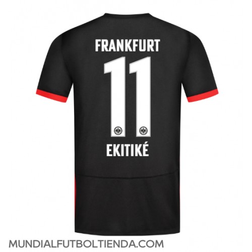 Camiseta Eintracht Frankfurt Hugo Ekitike #11 Segunda Equipación Replica 2024-25 mangas cortas